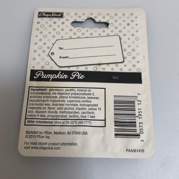 NWT CHAPSTICK Limited Edition - Pumpkin Pie - Picture 2 of 2